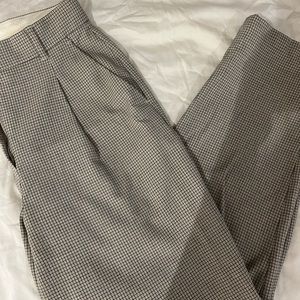 Little Moon Aritzia Check Trousers